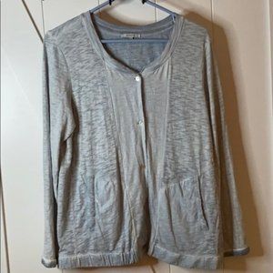 Sandwich cardigan beautiful blue grey color